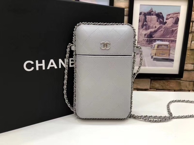 Chanel Flap Original Mobile phone bag 55699 grey