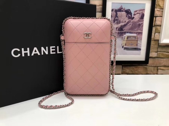 Chanel Flap Original Mobile phone bag 55699 pink