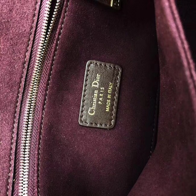 DIOR 21ST FLAP BAG LAMBSKIN fuchsia