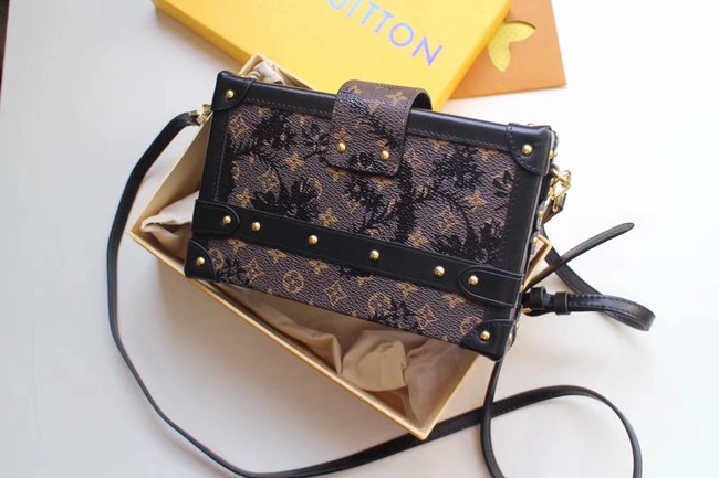 Louis Vuitton Monogram Canvas PETITE MALLE M43647 black