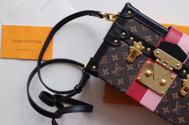 Louis Vuitton Monogram Canvas PETITE MALLE M43872 black