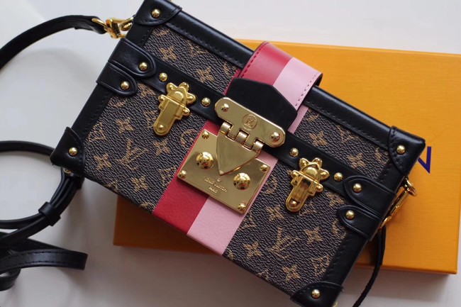 Louis Vuitton Monogram Canvas PETITE MALLE M43872 black