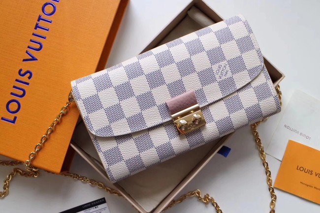 Louis Vuitton Original Damier Azur Canvas CROISETTE N61273