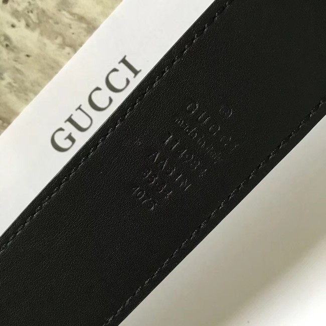 Gucci Queen Margaret leather belt 499637 black