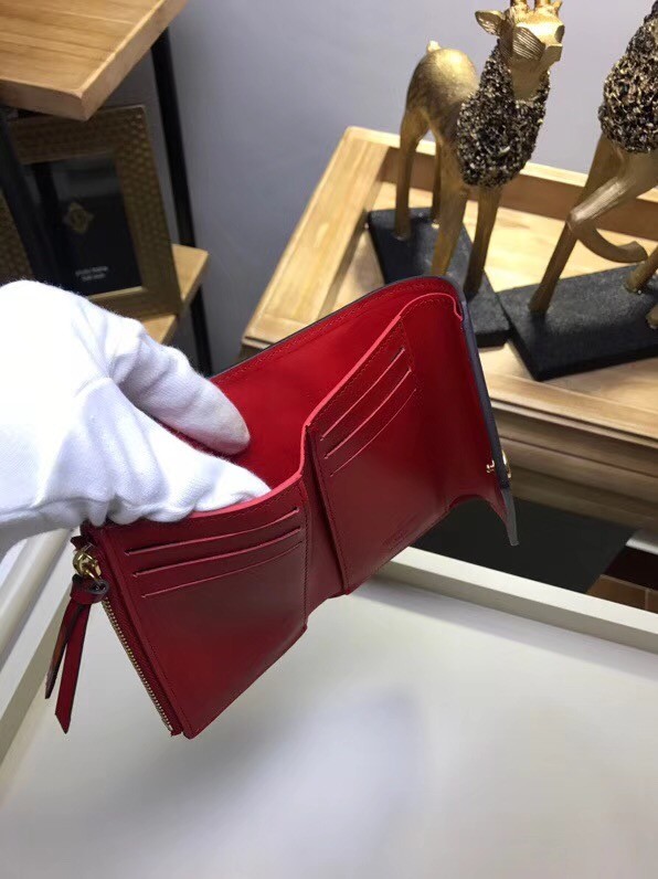 Louis Vuitton Monogram Vernis VICTORINE WALLET M62427 red