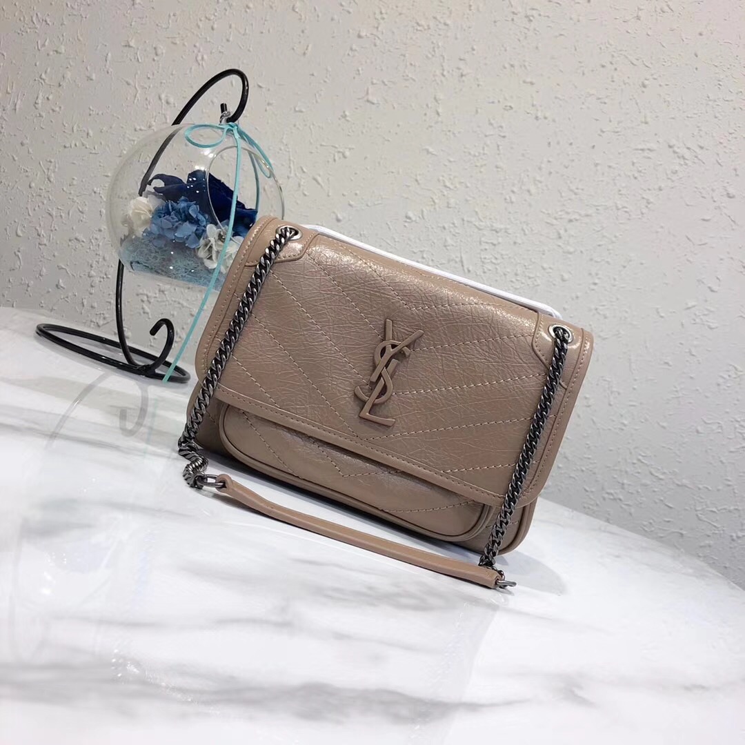 Yves Saint Laurent MINI Niki Chain Bag 498893 apricot