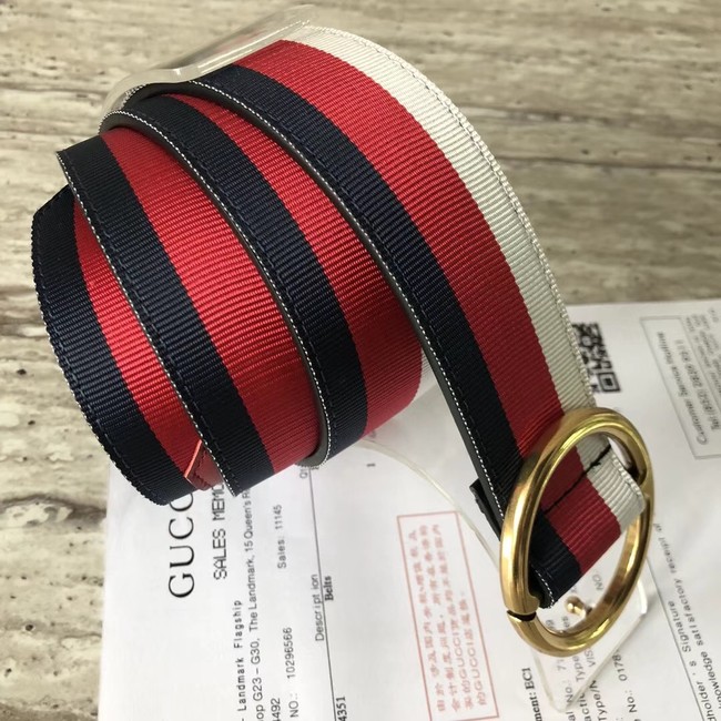 Gucci Web belt G25511 Red & white & blue