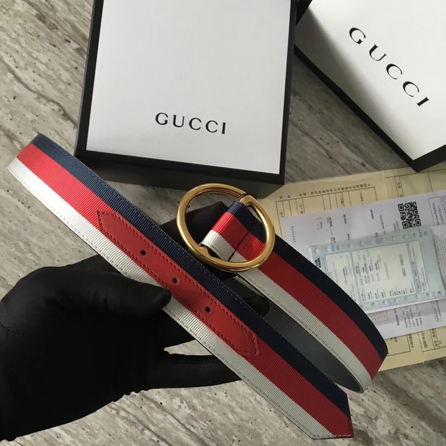 Gucci Web belt G25511 Red & white & blue