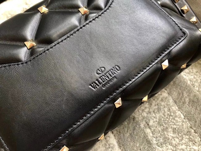 VALENTINO Candystud leather cross-body bag 9741 black