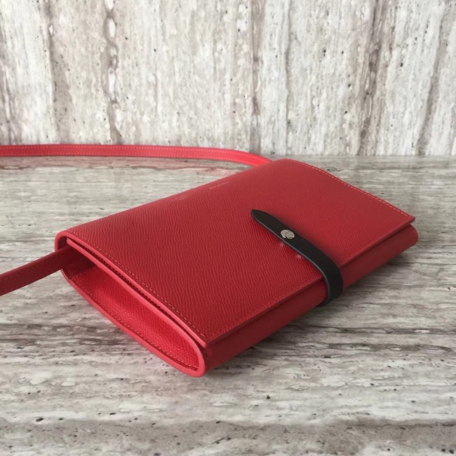 Celine leather Mini Shoulder Bag 73383 red