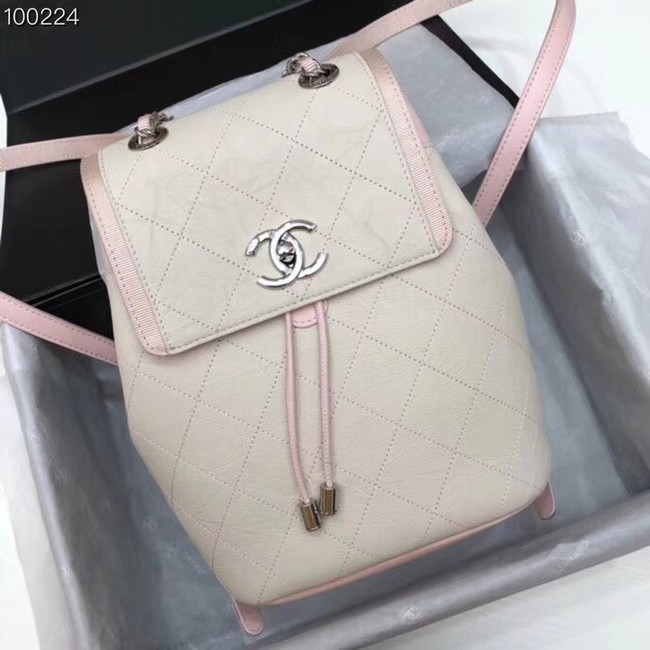 Chanel Backpack Calfskin A57497 pink