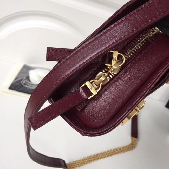 Chanel Flap Bag Original Calfskin & Gold-Tone Metal A57490 fuchsia