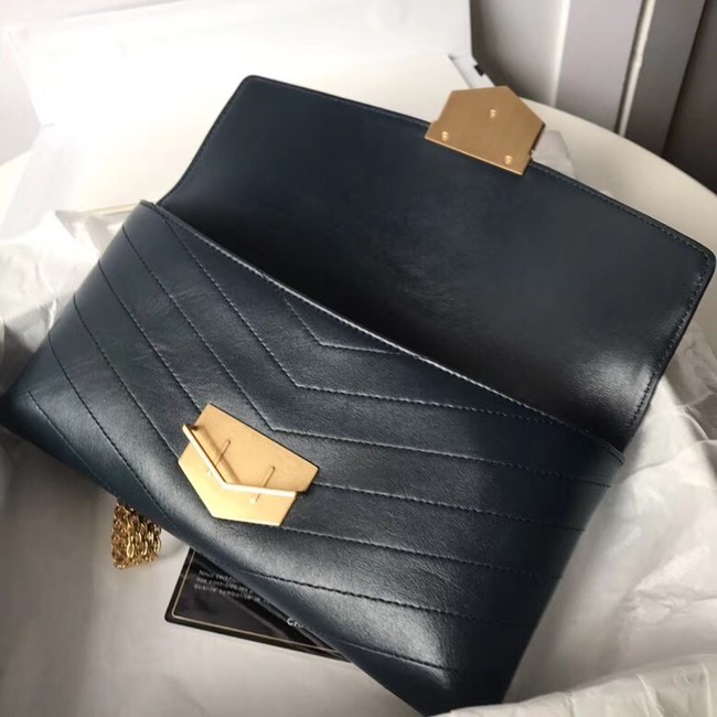 Chanel Clutch Calfskin & Gold-Tone Metal A57493 Black