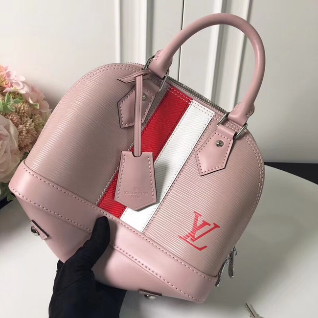 Louis Vuitton original Epi leather ALMA BB M51961 pink