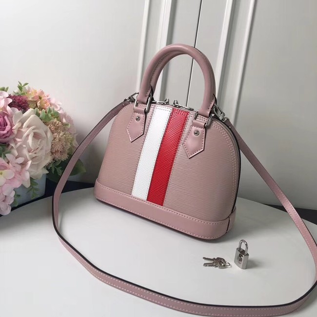 Louis Vuitton original Epi leather ALMA BB M51961 pink