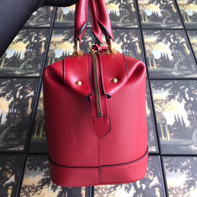 Gucci GG Calf leather top quality tote bag 523433 red