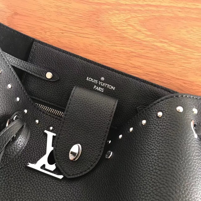 Louis Vuitton original LOCKME BUCKET M43878 black