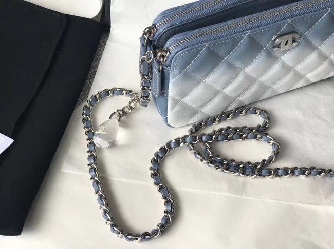 Chanel Clutch with Chain A70249 Blue