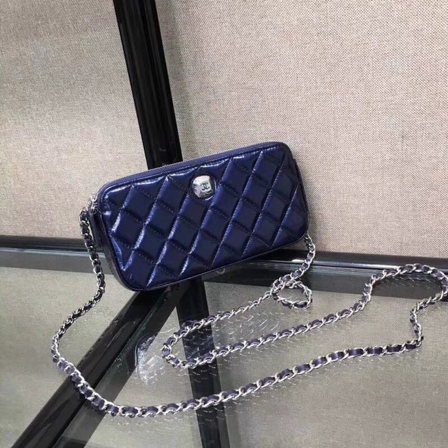 Chanel Clutch with Chain A84509 Royal Blue