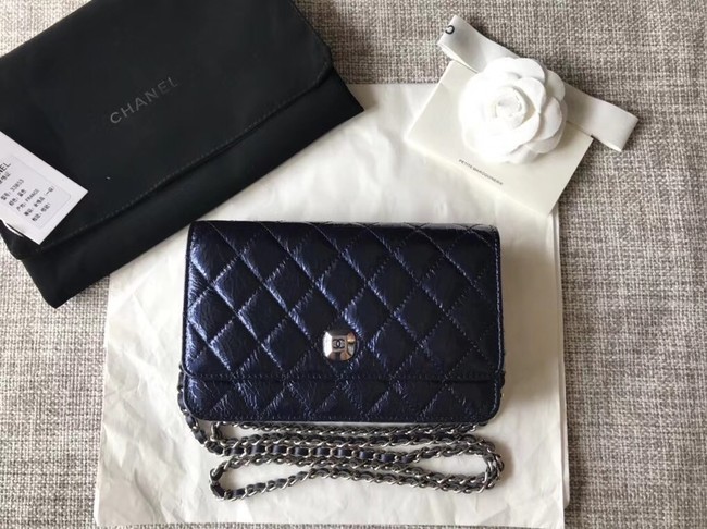 Chanel Wallet on Chain A84510 Royal Blue