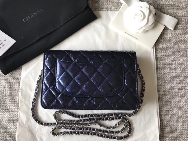 Chanel Wallet on Chain A84510 Royal Blue