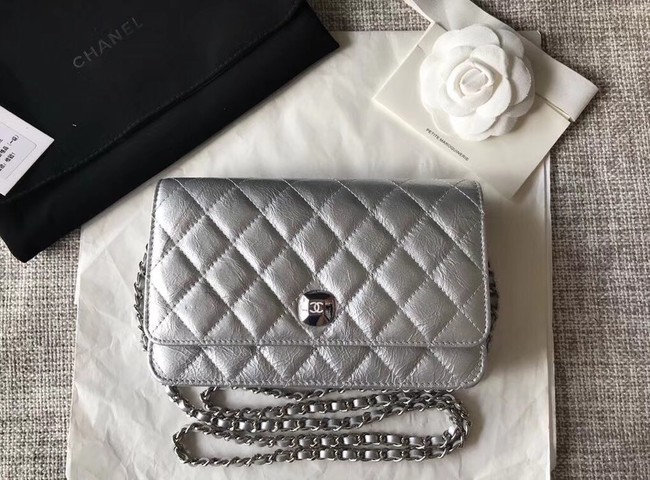 Chanel Wallet on Chain A84510 Silver