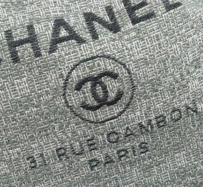 Chanel Canvas Backpack A57498 green