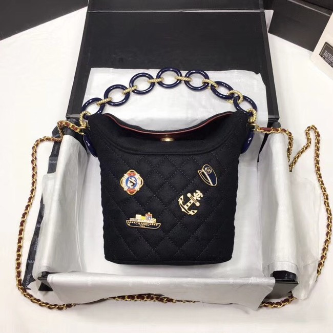 Chanel Bucket Bag A57868 black