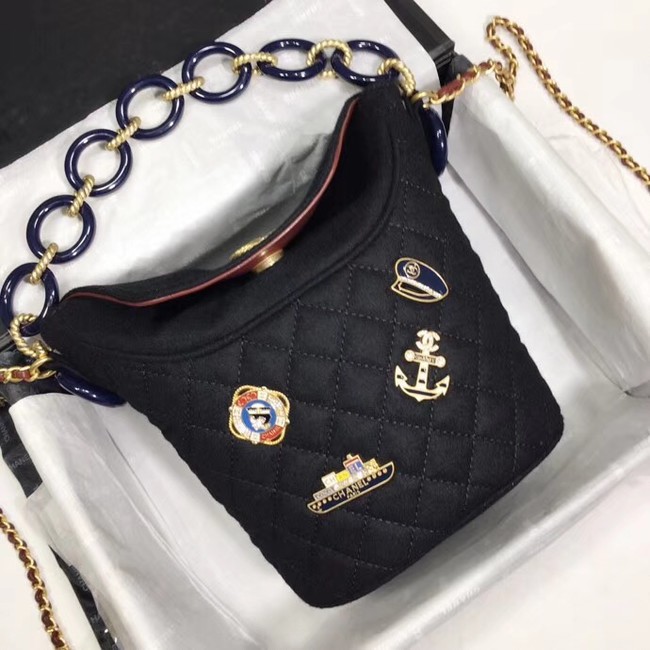 Chanel Bucket Bag A57868 black