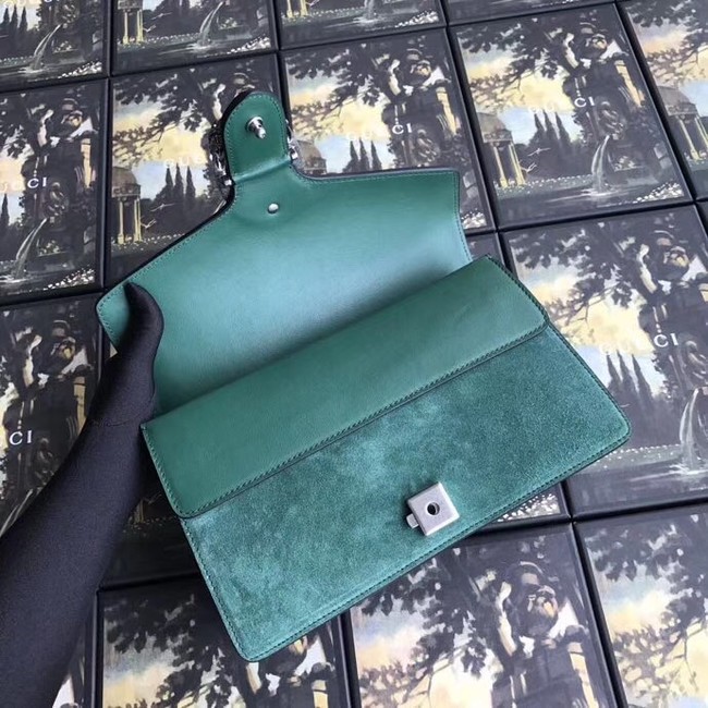 Gucci Dionysus GG Original Shoulder Bag suede 400249 green