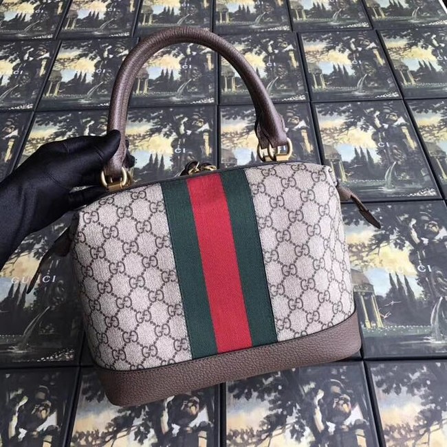 Gucci GG canvas top quality tote bag 523433 brown