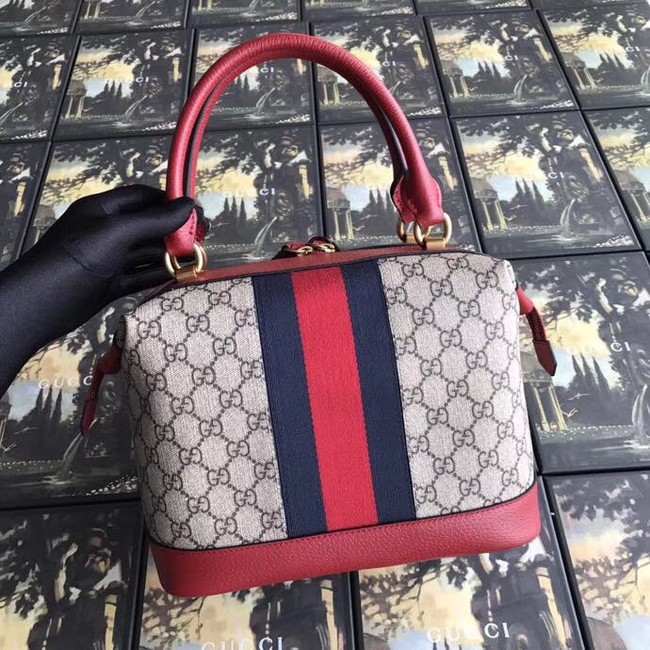 Gucci GG canvas top quality tote bag 523433 red