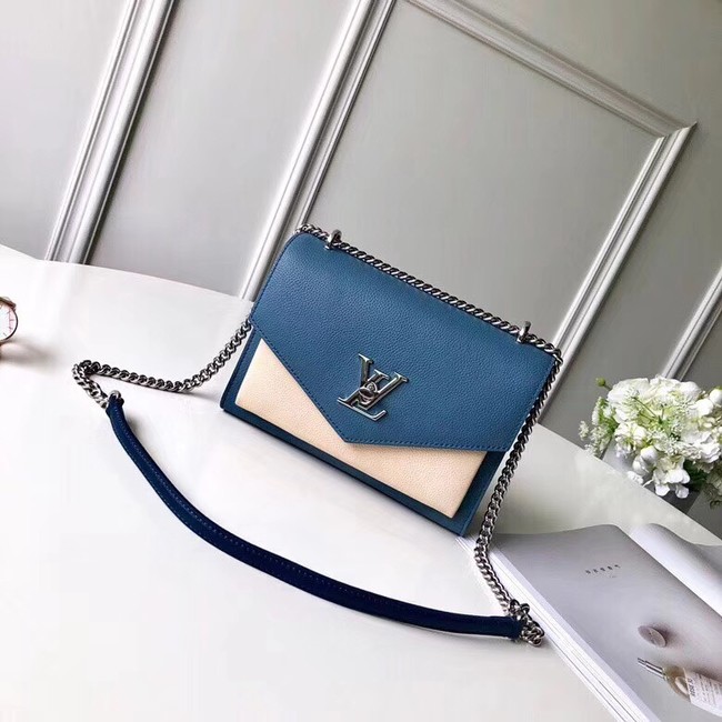 Louis Vuitton MYLOCKME BB M51418 blue &white