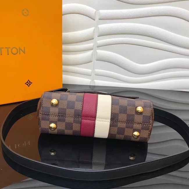 Louis vuitton original monogram canvas ONE HANDLE 41076 red&white