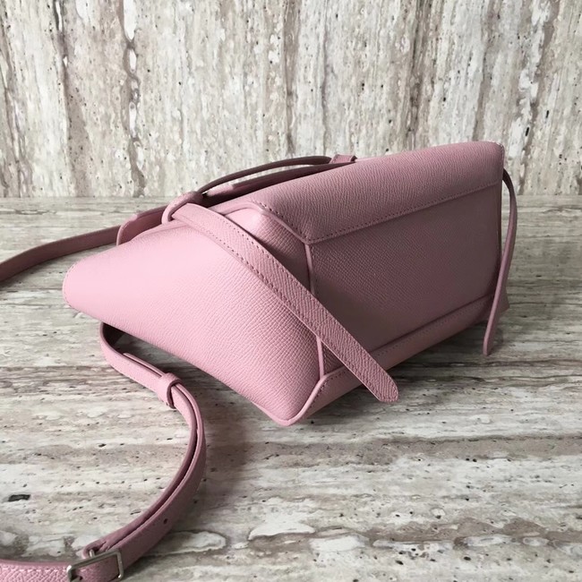 Celine NANO BELT BAG IN GRAINED CALFSKIN 99970 pink