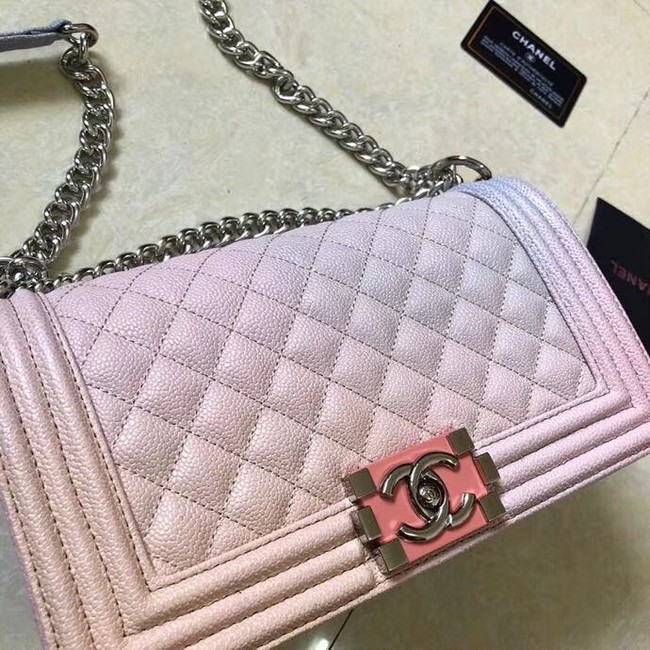 Small BOY CHANEL Handbag A67086 pink