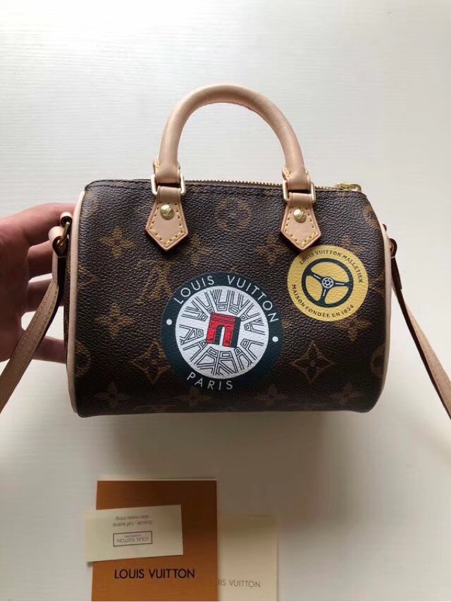 Louis vuitton original monogram canvas nano speedy M61252