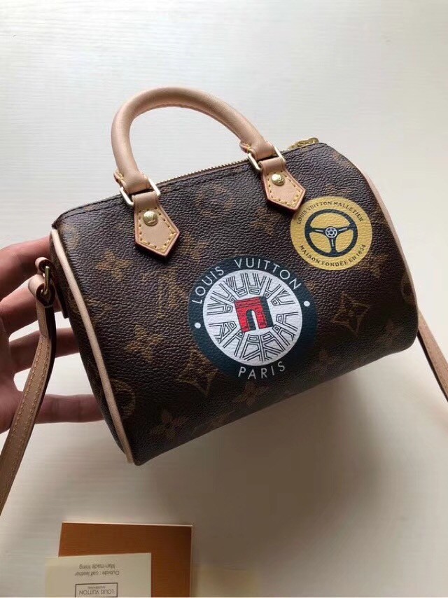 Louis vuitton original monogram canvas nano speedy M61252