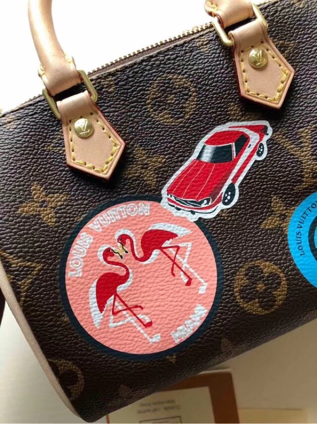 Louis vuitton original monogram canvas nano speedy N61252