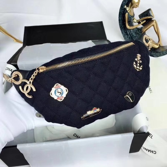 Chanel Original Waist Bag A57869 Navy Blue