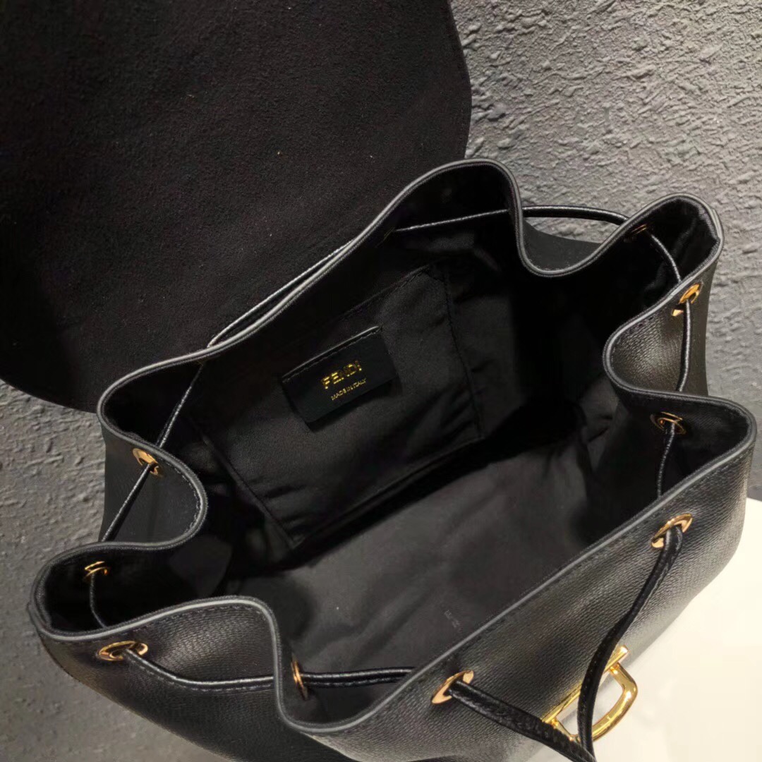 FENDI Kan I Leather knapsack 2570