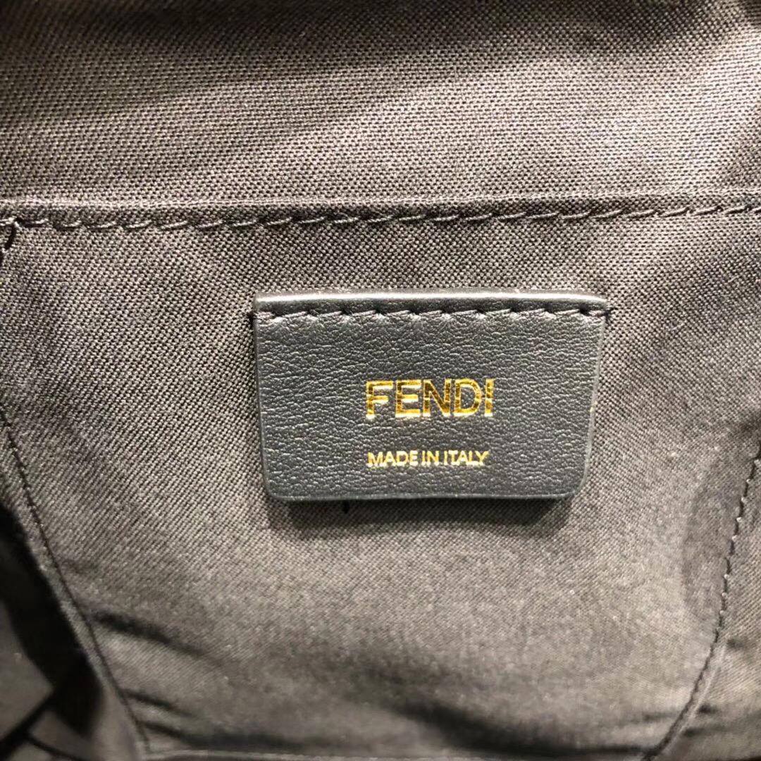 FENDI Kan I Leather knapsack 2570