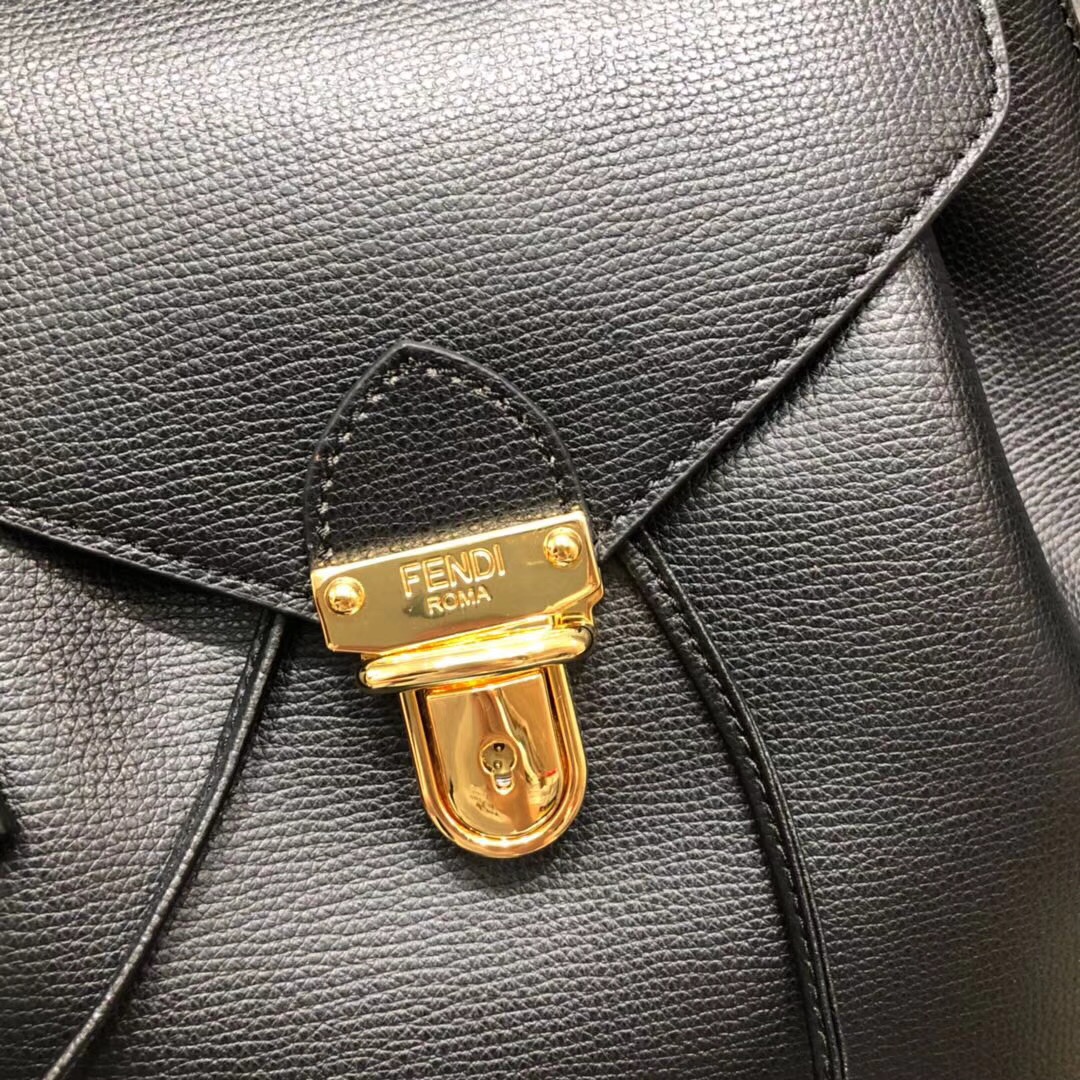 FENDI Kan I Leather knapsack 2570