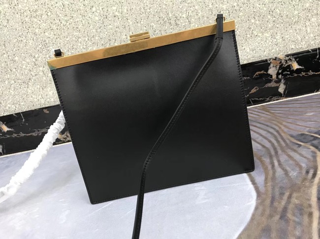 CELINE MINI CLASP BAG IN SMOOTH CALFSKIN 181053 BLACK