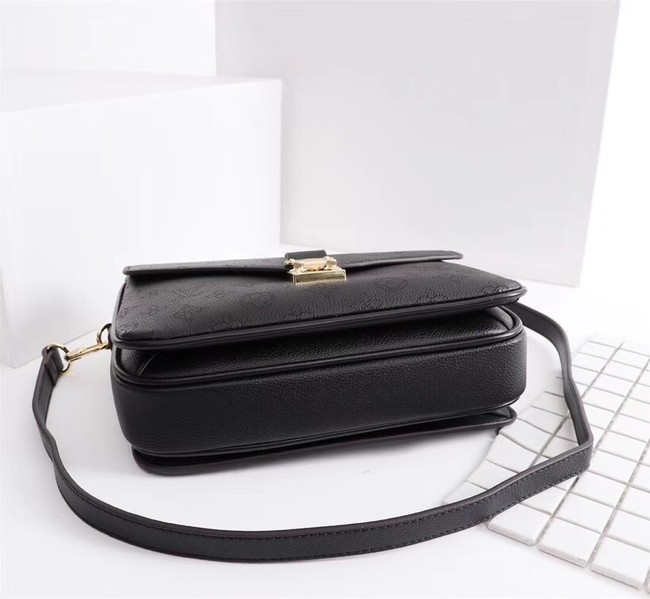 Louis Vuitton Mahina Leather POCHETTE METIS M40780 black