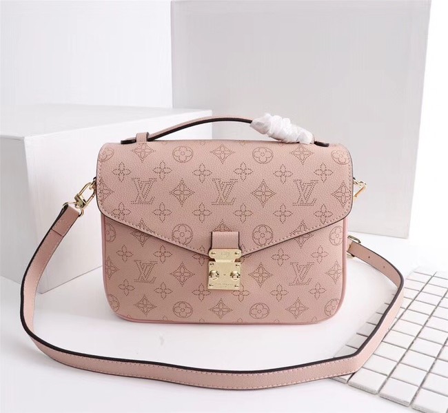 Louis Vuitton Mahina Leather POCHETTE METIS M40780 pink