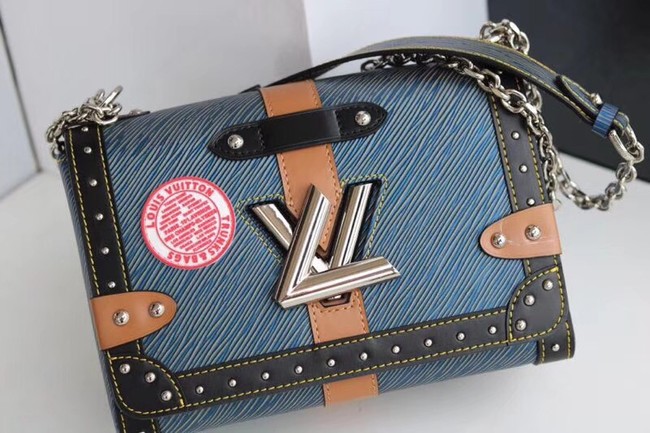 Louis Vuitton TWIST MM M50296 blue