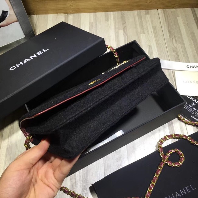 CHANEL Wallet on Chain A70334 black