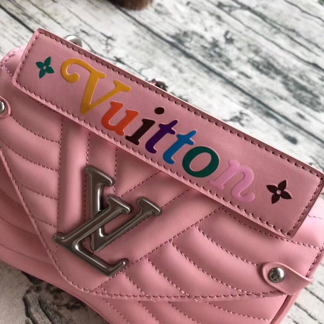 LOUIS VUITTON NEW WAVE CHAIN BAG MM M51944 pink