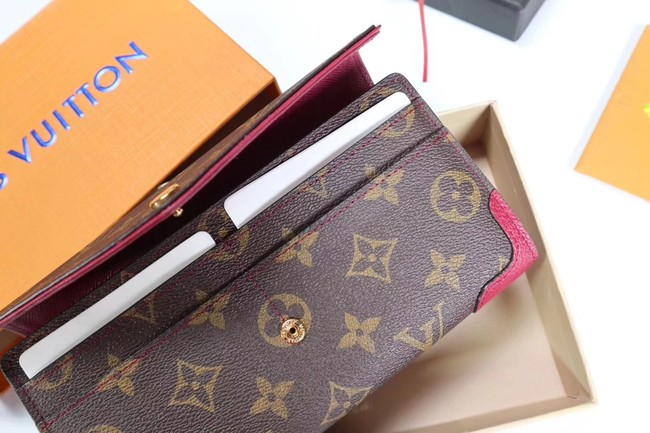 Louis Vuitton CAISSA WALLET N61184 fuchsia